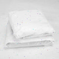 MR FIVE White Glitter Tissue Paper 14x20in 100 Sheets White Sparkle