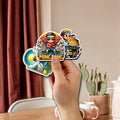 BIGZORO 50PCS Ping Pong Table Tennis Stickers Waterproof Vinyl Decals