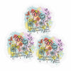 GODLY WORSHIP 3PCs Consider How The Wildflowers Grow Sticker Luke 12:27 3 Inch