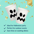 PAW Decor Collection Baby Pink Disposable Paper Cups 8.5oz 50-Pack Party
