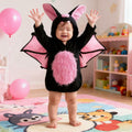 JEGERMIG Toddler Bat Plush Costume Onesie Baby Black Size 2'-2'4"
