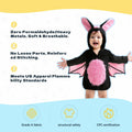 JEGERMIG Toddler Bat Plush Costume Onesie Baby Black Size 2'-2'4"