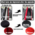 MVJAA Carbon Fiber Leather Seat Belt Covers, Thickening Pad, 2 Pack Black