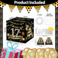Toerifer Money Box Birthday Gift Black Gold 17th Birthday 35 Bags Size One Size