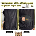 Generic Pet Hair Remover Glove 4-in-1 Brush 17in Handle Black Ergonomic Grip