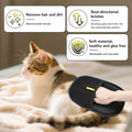 Generic Pet Hair Remover Glove 4-in-1 Brush 17in Handle Black Ergonomic Grip