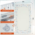 FHMJYH 2PC Super Soft Stretch Knit Crib Sheet Set Microfiber 52x28 Brown Beige