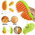 MCEG Pet Steam Brush for Cats & Dogs Shedding Indoor Grooming Tool