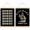 TAEDIN Western Wall Art Poster Hanger Frame Set of 2 Black 12x16