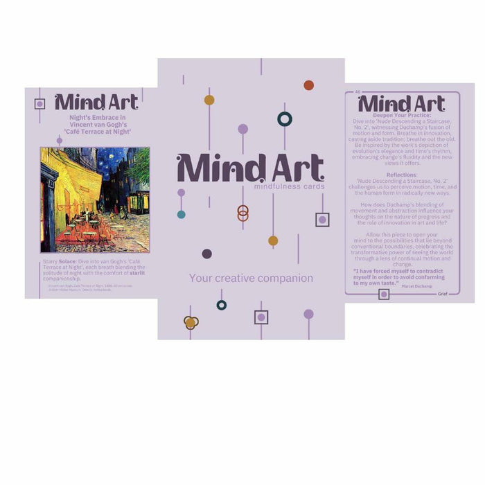MindArt Grief Flashcards – Art Therapy & Mindfulness for Healing & Support