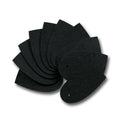 Guzon 4 Sets Black Heart Felt Banners Gothic Wedding Valentine Party Decor