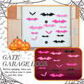 Konohan Halloween Bat Magnets 15 Pcs 3D PVC Black Pink Hot Pink 16x4-8x4cm