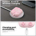 AirPods 4th Gen Case Shockproof Silicone with Cleaner Kit & Keychain Pink