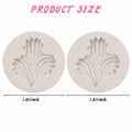 Heart Shaped Silicone Chocolate Mold Rose Flower Fondant Cake Decor 2pc