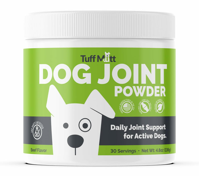 Dog Joint Support Powder – Beef Flavor Hip & Joint Supplement with Glucosamine