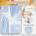 TAEDIN 2PCS Blue Abstract Art Kitchen Towels 16x24in Dish Tea Towels