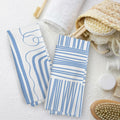 TAEDIN 2PCS Blue Abstract Art Kitchen Towels 16x24in Dish Tea Towels