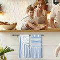 TAEDIN 2PCS Blue Abstract Art Kitchen Towels 16x24in Dish Tea Towels