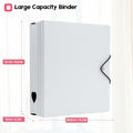 A4 Kpop Photocard Binder 25 Pages 9-Pocket White Album for Instax Mini Photos