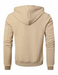SAVKOOV Mens Lightweight Hoodie Full Zip Sweatshirt Casual Jacket Coat Khaki