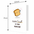 Ogeby Funny Toast Boss's Day Card for Boss, Leader, Coworker