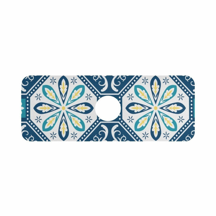 Kitchen Sink Splash Guard 14.7" Faucet Mat Water Absorbent Foldable Washable
