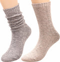 3 Pairs Women Winter Knee High Boot Socks Cable Knit Size 5-11
