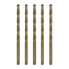Sabre Tools 5/32” Cobalt Drill Bit Set 5pcs M35 Split Point Steel Metal Cast