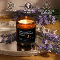 MOTVZC Lavender Candle Lawyer Gifts Funny Birthday Christmas Black Soy Wax