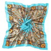 SHJINJU Women's Satin Square Silk Like Hair Scarf Wrap 35" 11-Style