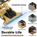 Hilandkom Hair Clippers Men Cordless T-Blade Trimmer Rechargeable LCD Figure-03