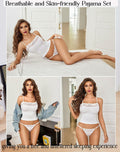 Avidlove Women Sexy Square Neck Lace Trim Tank Top Camisole White Size L
