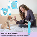 Qiguet Pet Hair Remover Carpet Scraper Fur Remover Tool Black