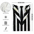 Jiudungs Halloween Kitchen Towels Set of 2 Black White Stripe 18x26 Inch