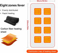 Lailisapex USB Heated Wearable Blanket Shawl Hooded, Portable, 3 Gears