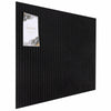FUANGUI Felt Board 12 Pack Large Wall Tiles with Adhesive Tabs Stripe Black
