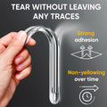 Vellax Clear Silicone Wall Protector Strips 3.5x0.7x0.2in 8 Count