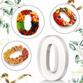 Mifoci 13.7" Cardboard Number 0 Photo Booth Prop White Birthday
