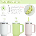 9PCS Stanley Cup Accessories Set Spill Stopper Straw Cover Boot Citron