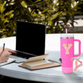Liangang 9PCS Pink Stanley Cup Accessories Set for 30oz & 40oz Cups