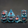 Maywin Dungeons & Dragons Liquid Core Dragon Eye Polyhedral Dice Set