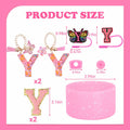 Liangang 9PCS Pink Stanley Cup Accessories Set for 30oz & 40oz Cups