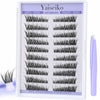 Yaiseiko Self Adhesive Lash Clusters Natural Look 100Pcs 8-16MM