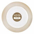 Elegant White Plastic Charger Plates 13" Pack of 4 Durable Dining Decor