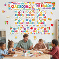 Supervitae 22pcs Motivational Posters Classroom Decor Multi Color Growth Mindset
