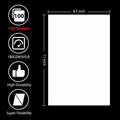 OcePor White Cardstock 8.5x11in 65lb 180gsm 100 Sheets White