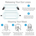 keebomed Disposable Adult Face Mask ASTM Level 3 Blue Soft Earloops 10 Pack