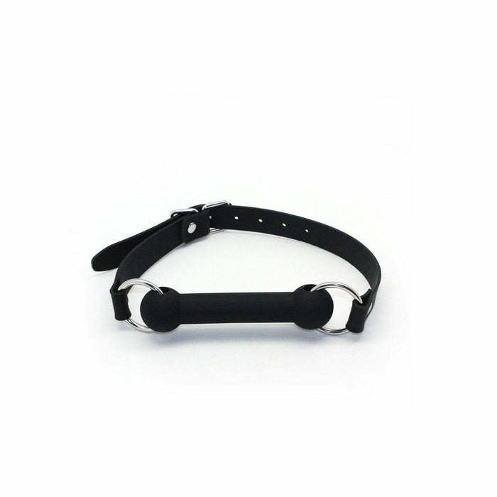 SMspade Sex Mouth Gag Bit Dog Bone Black BDSM Bondage Restraint