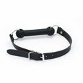 SMspade Sex Mouth Gag Bit Dog Bone Black BDSM Bondage Restraint