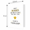 Ogeby Funny Boss Day Card for Him & Her | Humorous Appreciation Gift